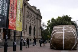 Palabras Mayores de Enrique Matthey, foto oficial del Museo de Bellas Artes de Chile